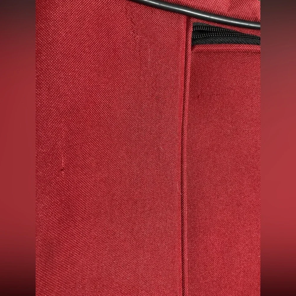 Vintage American Tourister Red Shoulder Bag Carry-On Or Hook Onto Luggage GUC